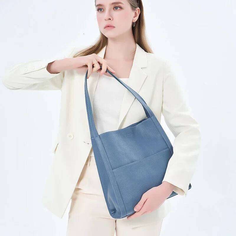 2025 New High Quality Large Capacity Female Shoulder Bags Soft Leather Women Tote Crossbody Bag Handbags