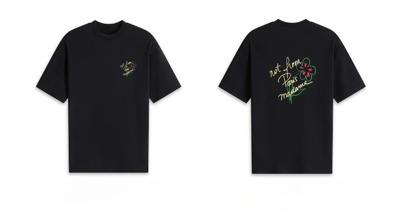 Not From Paris Madame Tshirt Men Women Cotton Tees Letter Printing Short Sleeve Tshirt Mens Clothing Y2k Tops 250905