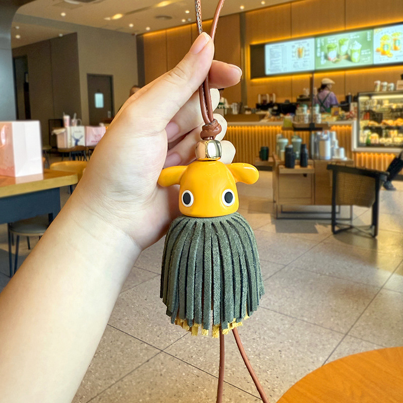 Elf bag pendant tassel cute doll keychain fashion car pendant animal jewelry pendant