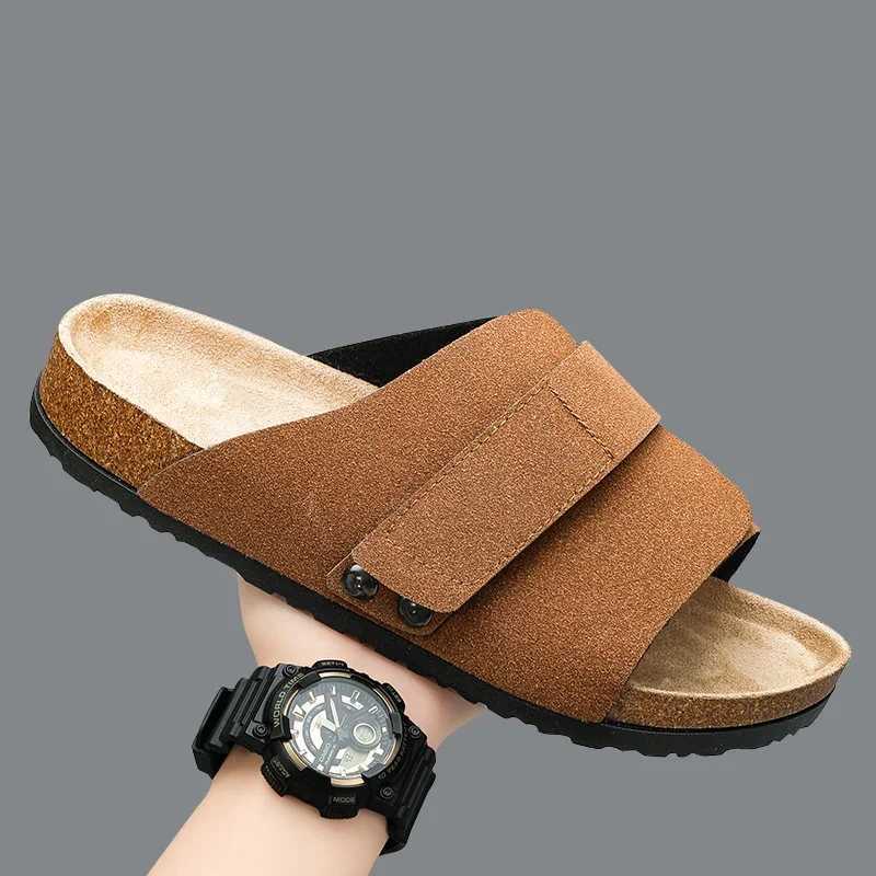 Mens Summer Sandals for Men Shoes Flat Sandals Trend 2024 Man Slippers Slipers Mens Soft Sandles High Quality Shoes Sandal Sale W250905