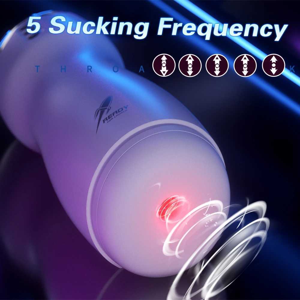 Male Automatic Sucking Masturbation Cup Sex Oral Anal Masturbator Vibration Blowjob Machine Penis Stimulator Sex Toy for Men 18XJ250905