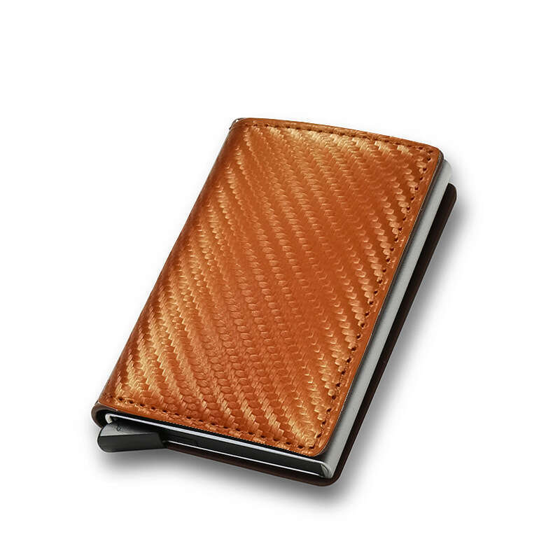 RFID Anti-Magnetic Anti-Theft Men's Aluminum Alloy Metal Sleeve Bank Card Holder Wallet Money Clip