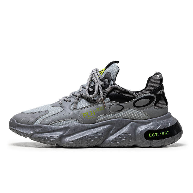 Free shipping of new sports, casual, breathable, height increasing dad men's trendy moral training shoes, and loafers