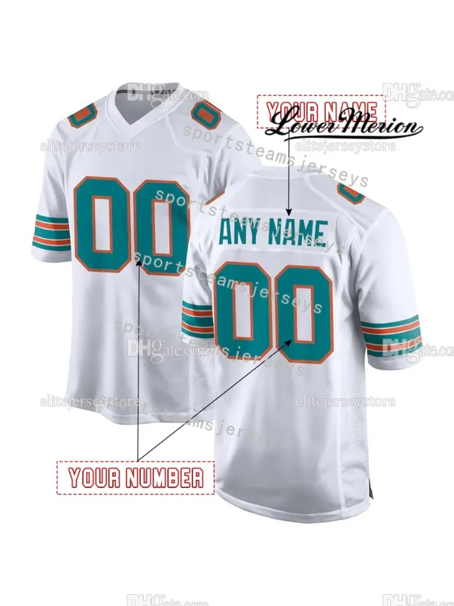 order Personalized Custom 2025 Rivalries Football Jersey No1 Tagovailoa Tyreek Hill Jaylen Waddle Marino Devon Achane Jevon Holland Jaelan Phillips Be