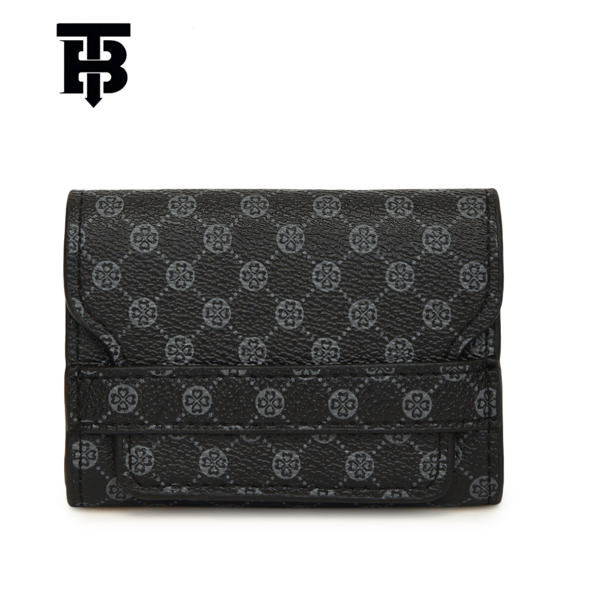 TB BHULAMTE Designer Bag Niche Design Printed Buckle Coin Purse Keychain High-end Exquisite Luxury Bag Mini Compact Card Holder Coin Purse All-in-one 