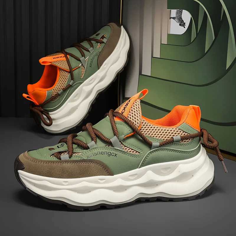 Mens Sneaker Outdoor Mesh Breathable Casual Shoes for Men Sports Shoes Comfortable Platform Shoes Mens Tennis Z250905