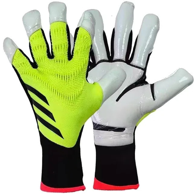 Adults Kids Goalkeeper Gloves Goalie Gloves Thicken Latex Football Soccer Antislip Protection Soccer Children Goalie Gloves 250905