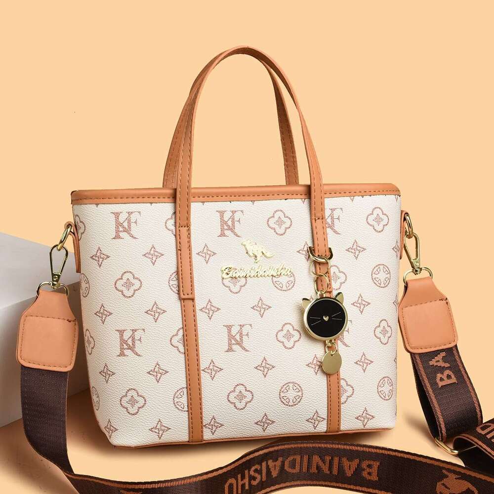 Fashion Designer Bags Luxury Handbags Letter Printed Single Shoulder Crossbody Bucket Bag 2025 New Fashionable Large Capacity Handbag for Women