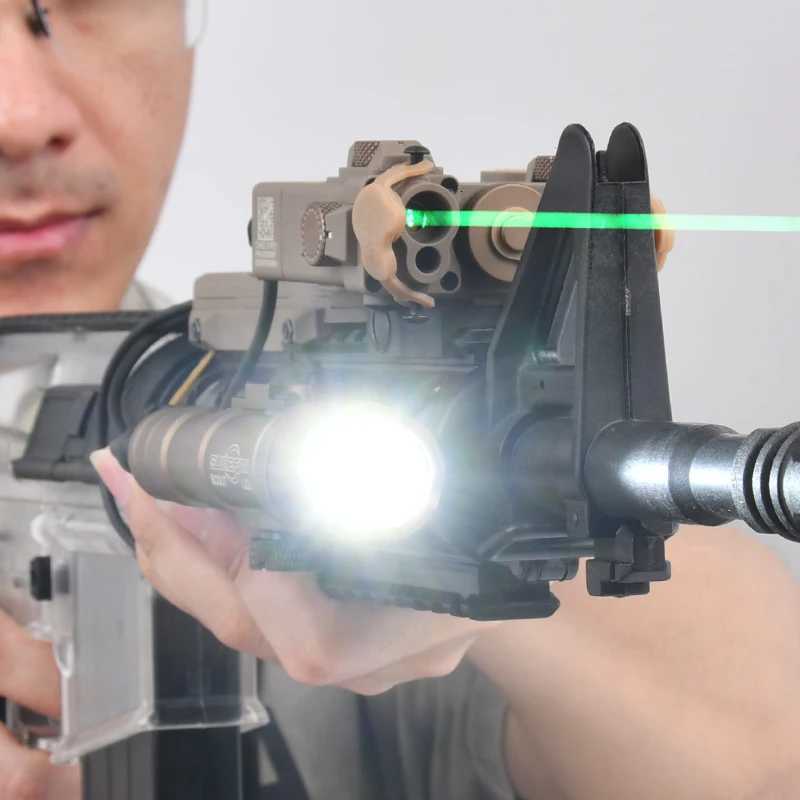 WADSN Tactical DBAL A2 RedGreenBlue Laser SF M300AM600C Flashlight Remote Sitch Set LED White Light For Airsoft HuntingXJ250905