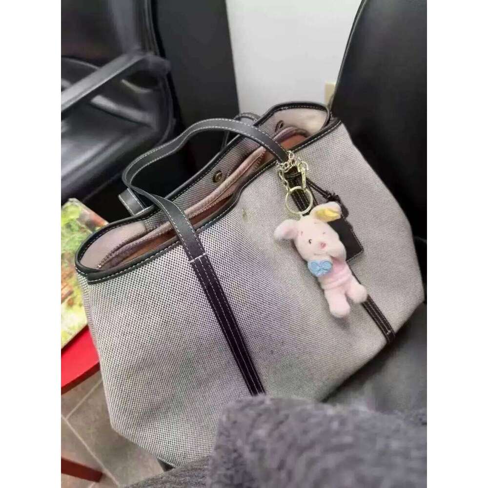 Canvas Designer Handbags Large Capacity Shoulder Bag 2025 Summer New Fashion Bags for WomenShopping storage bag