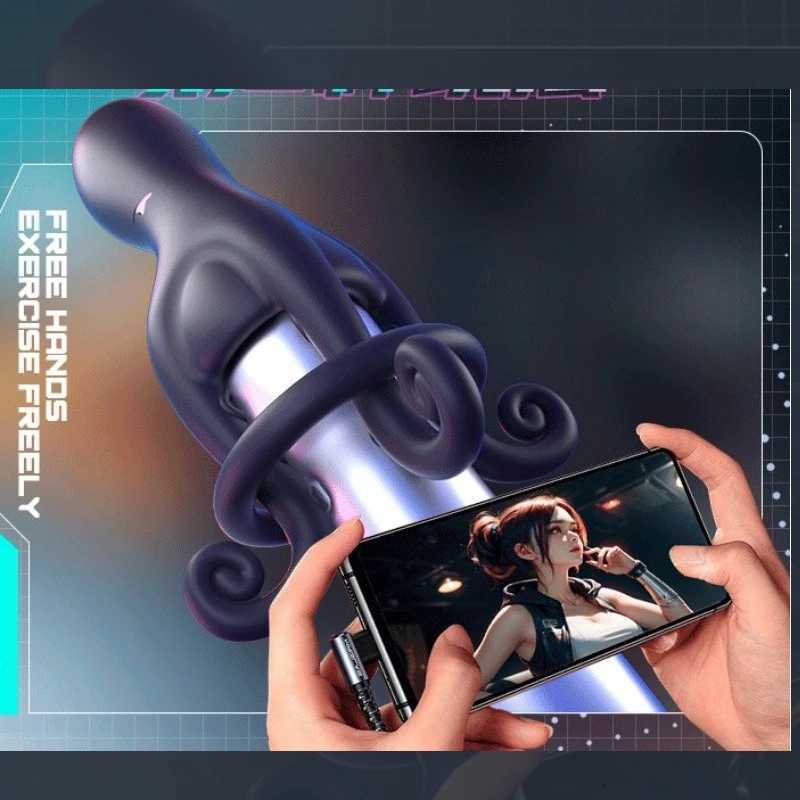 Octopus Glans Trainer Powerful Vibrating Penis Male Masturbator Vibration Massage APP Remote Control Sex Toys for MenXJ250905