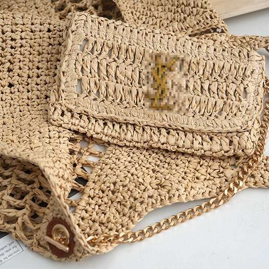 New French Style Large Capacity Hollow Woven Straw Versatile Casual Shoulder Women's Vacation Beach Bag