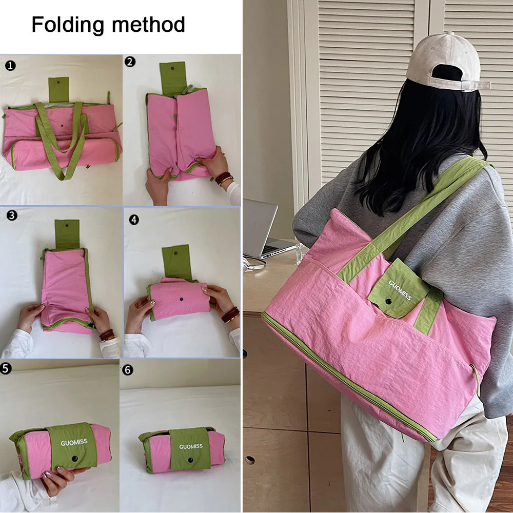 Large Capacity Lightweight Expandable Foldable Fashion Travel Bag Short Distance Business Trip Ready for Delivery Bag 250903