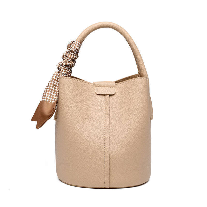 Women's Spring Summer New Classic Mother-Daughter Bucket Large Capacity Shoulder Crossbody Handbag Scarf Bag