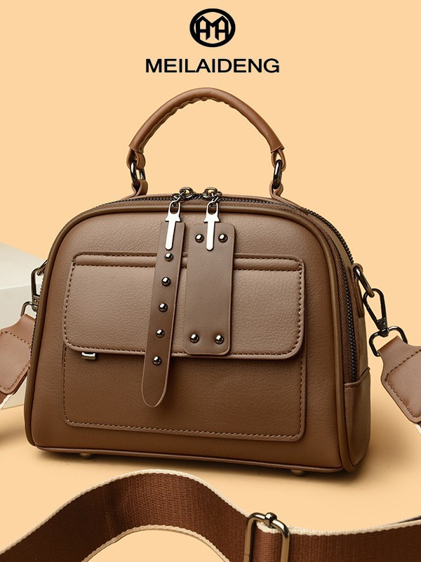 Popular Trendy Stylish Versatile High-End Feel Multi-Layer Practical Niche Design Women's Handbag And Crossbody Bag