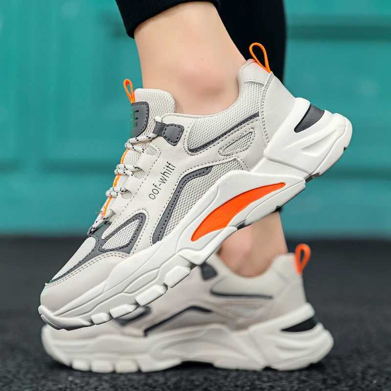 Mens Breathable Mesh Casual Sports Shoes Four Seasonal Outdoor Soft Sole Comfort Running Shoes Student Walking Shoes Sneakers Z250905