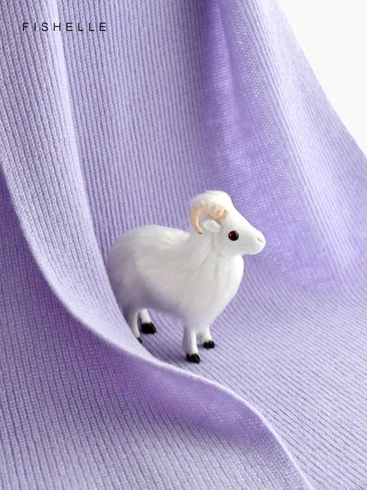 Purple series cashmere scarf winter female wool scarves knitted womens wrs soft warm shl thick la luxury gifts shortXJ250905