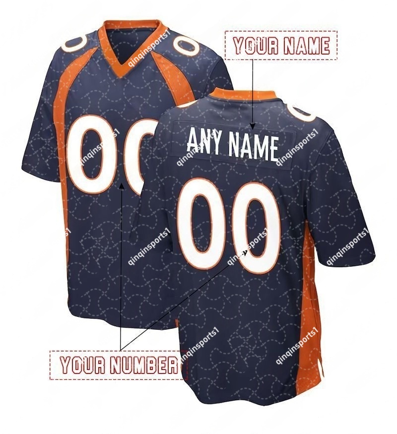10 Bo Nix 2 Patrick Surtain ll 7 John Elway 23 Barron Personalized Customized Football Jerseys Custom Any Number Name For Men Women Youth 14 Courtland