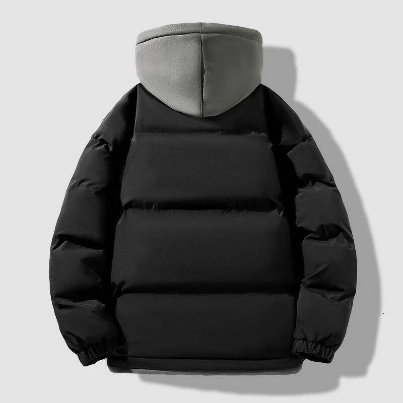 2024 new style Thick Men Warm Parka Jackets Casual Men's Outwear Coats Hooded Windbreak Cotton Padded Winter Jacket