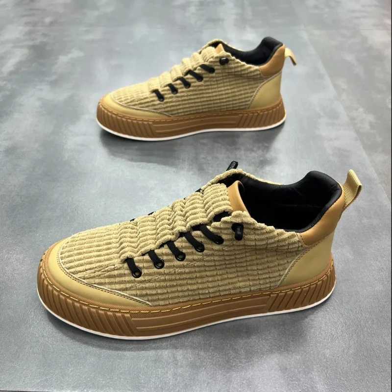 Platform Male Sneakers Lightweight Men Shoes Breathable Canvas Casual Shoes 2023 New Running Sport Shoes for Men Zapatillas Lona Z250905