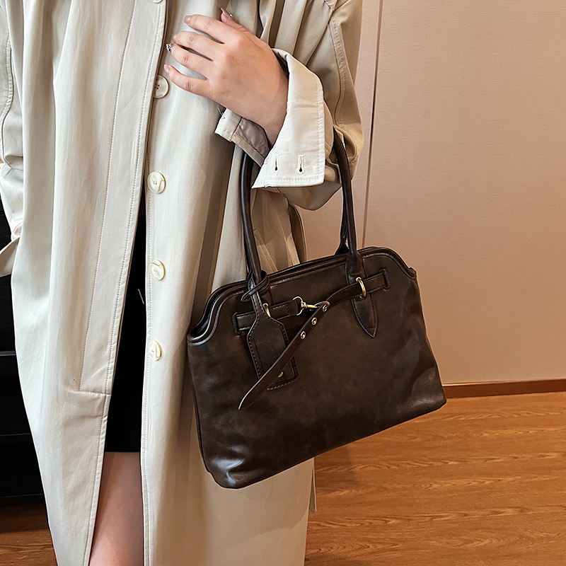 Designer Bag Shoulder Bag Luxury Bag Purse Crossbody Bag Vintage Style Women's Crescent Bag High Quality Leather Tote Bag Black Large Capacity Sh