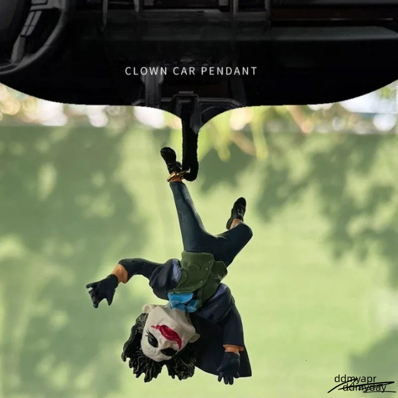 Car Pendant The Joker Hanging ddmyday Acrobatic Clown Anime Figure Ornaments Auto Ddmyday Rearview Mirror Interior Decoration Accessories Gifts