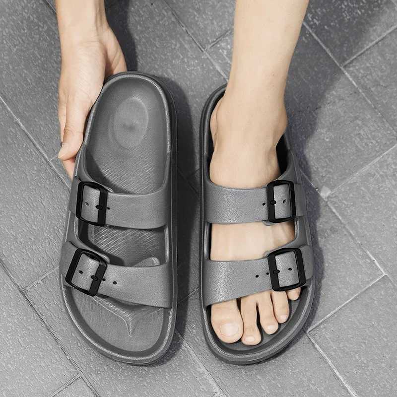 Mens Comfortable Slipper Man Luxury 2024 House Slippers Man Summer Shoes Men Original Living Room Slippers Mens Sandals Slipers W250905