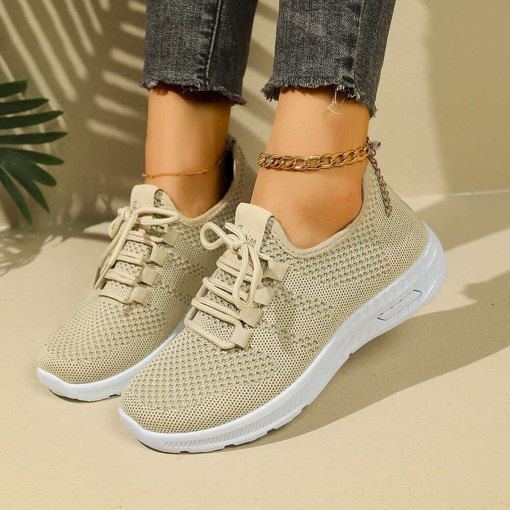 36-41 Large Size Summer New Fashion Casual Sneakers Single Designer Shoe Flyknit Women's Shoes