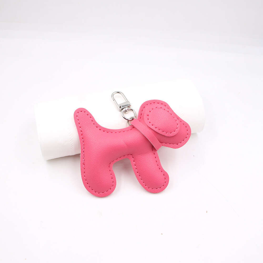 DHEssentials 2025 3D Bulldog Faux Leather Charm, Kawaii Animal Pendant, Korean-Japanese Style, Bag/Phone Decor, Multi-Colors