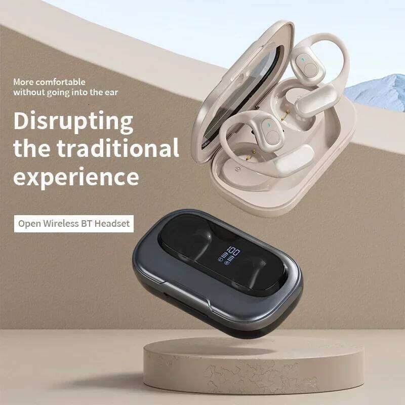 Open Ear Headphones OWS Bluetooth 5.3 Wireless Earphones Air Conduction Headphones Stereo Sound Sports Earbuds For Running Gym