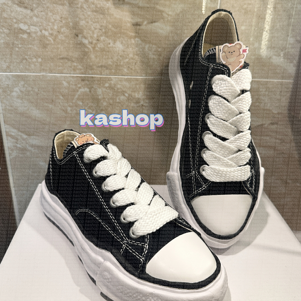 miharas shoes designer shoes sneakers Canvas Low Cut Men's Women's Versatile Dissolved Summer New Black White mens shoes