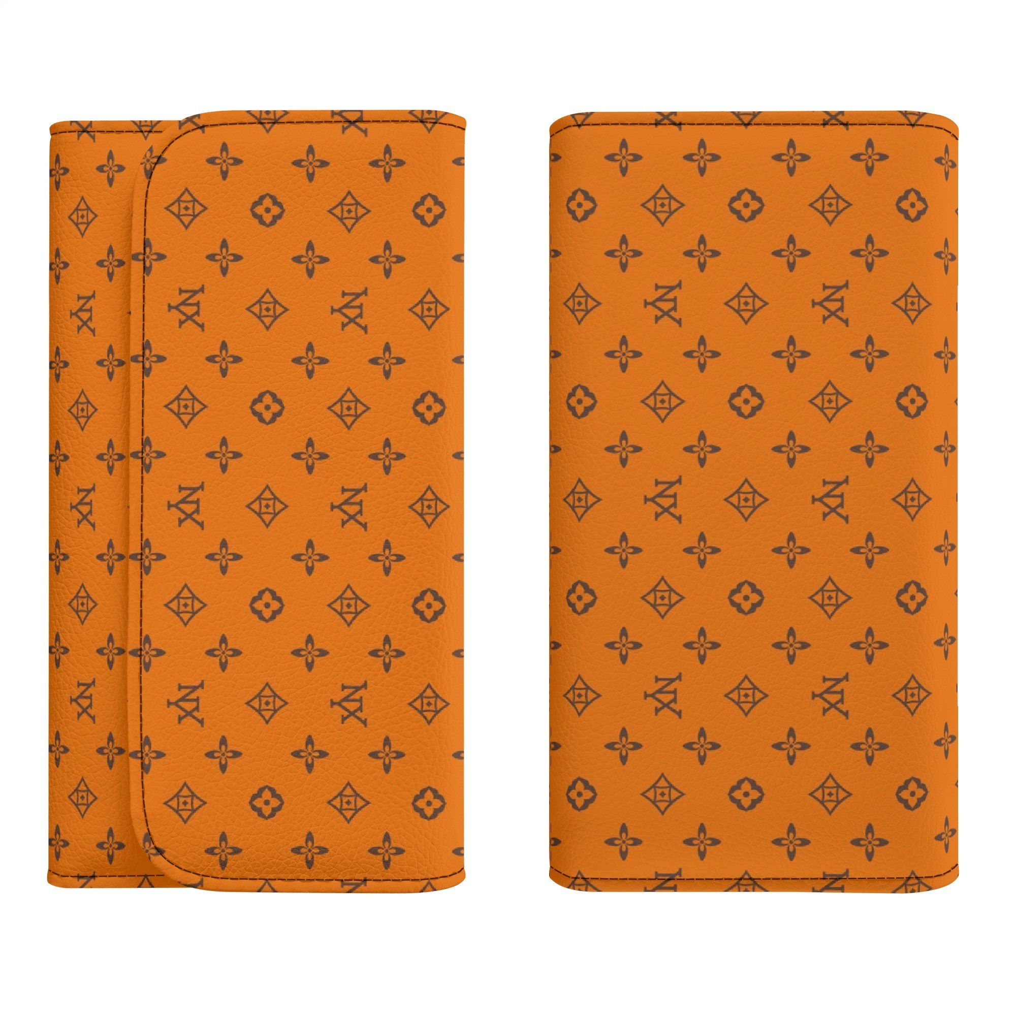 NXY Clutch Long Wallet Litchi Texture Three Fold Large Capacity Wallet Stylish and Functional Long Wallet for Women Elegant and Versatile Clutch Walle