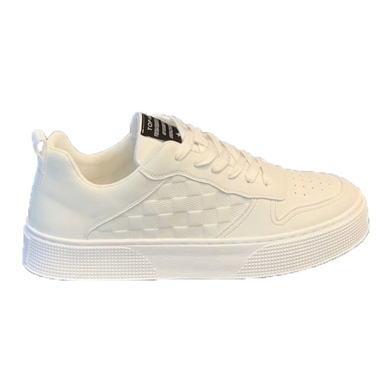 Spring with 2025 New Men's shoes: White sneakers, men's trendy and versatile shoes, men's popular, durable, sporty and casual sneakers,