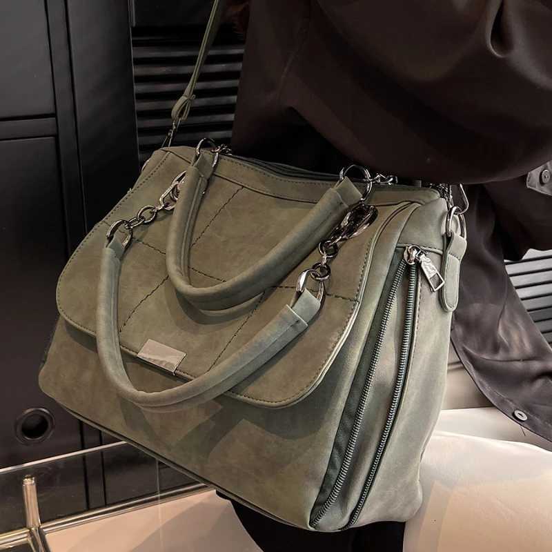 Fashion Japanese New Tote Bag for Women Highcapacity Y2k Aesthetic Trendy Shoulder Handbags All Match Frosted Messenger Bags Z250903
