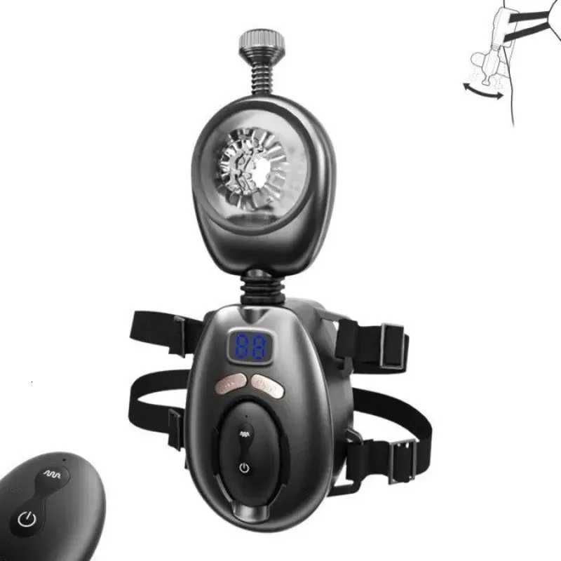 Automatic Swing Male Masturbator Wearable Thrusting Vibrating Masturbator for Men Male Stroker Pocket Pussy Adult Sex ToysXJ250905