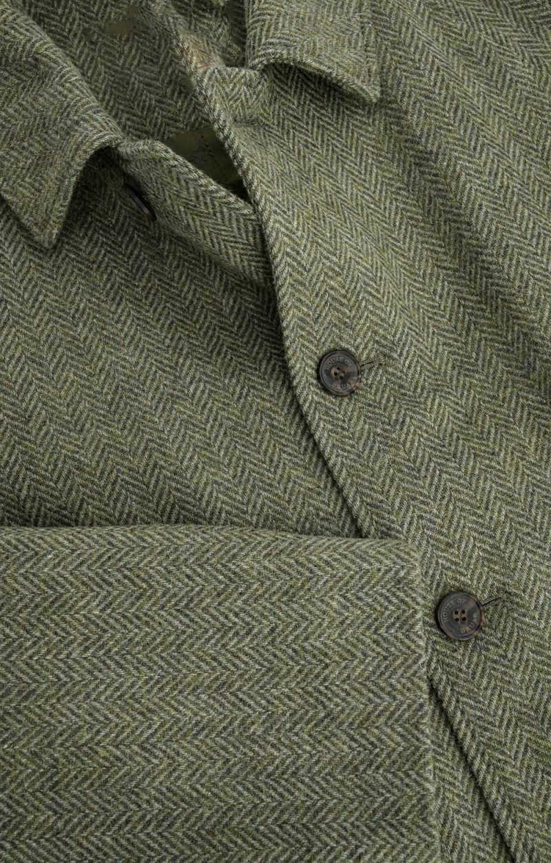 Vintage Men Long Coat Herringbone Single Breasted 1 Piece Overcoat Outdoors Winter Warm High Quality Mens Suits Customized