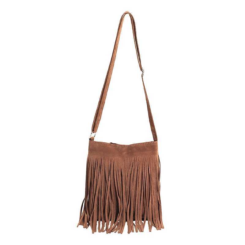 New and trendy Koreanstyle matte fringe bucket bag suitable for fashion outings and daily commutes as a shoulder bag Z250903
