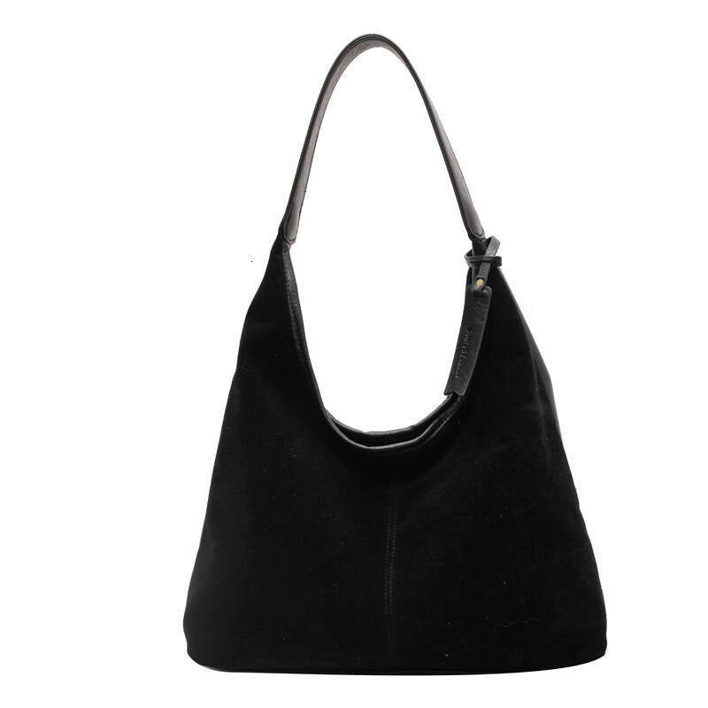 Suede Tote for Women 2024 New Autumn Winter Versatile Shoulder Lazy Relaxed Style Large Bag