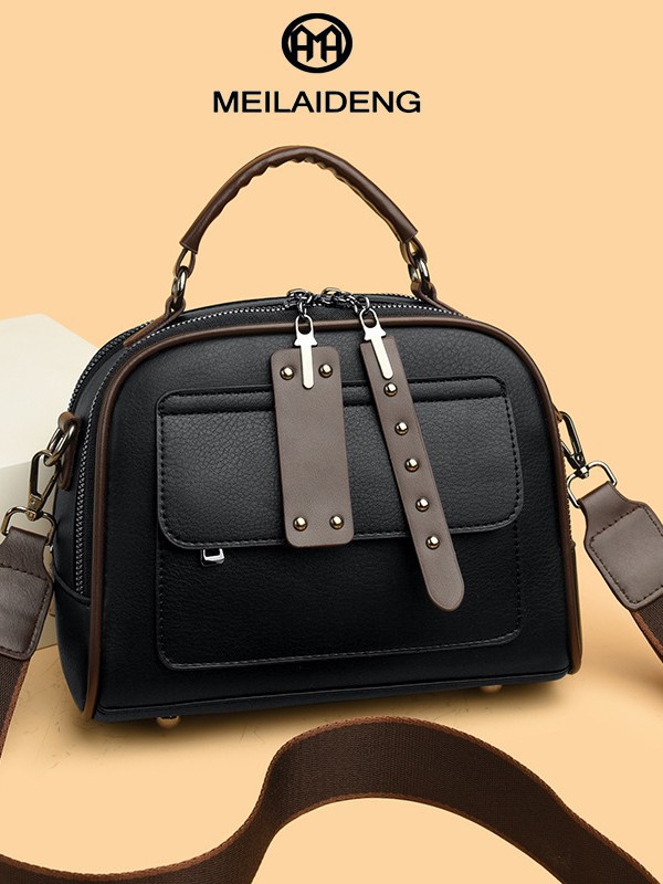Popular Trendy Stylish Versatile High-End Feel Multi-Layer Practical Niche Design Women's Handbag And Crossbody Bag