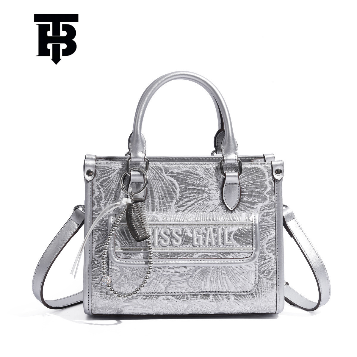 TB BHULAMTE Designer Bag Floral Trend Tote Bag Large Capacity 2025 High-quality Texture Light Luxury Embroidery Versatile Handbag Versatile Luxury Bag