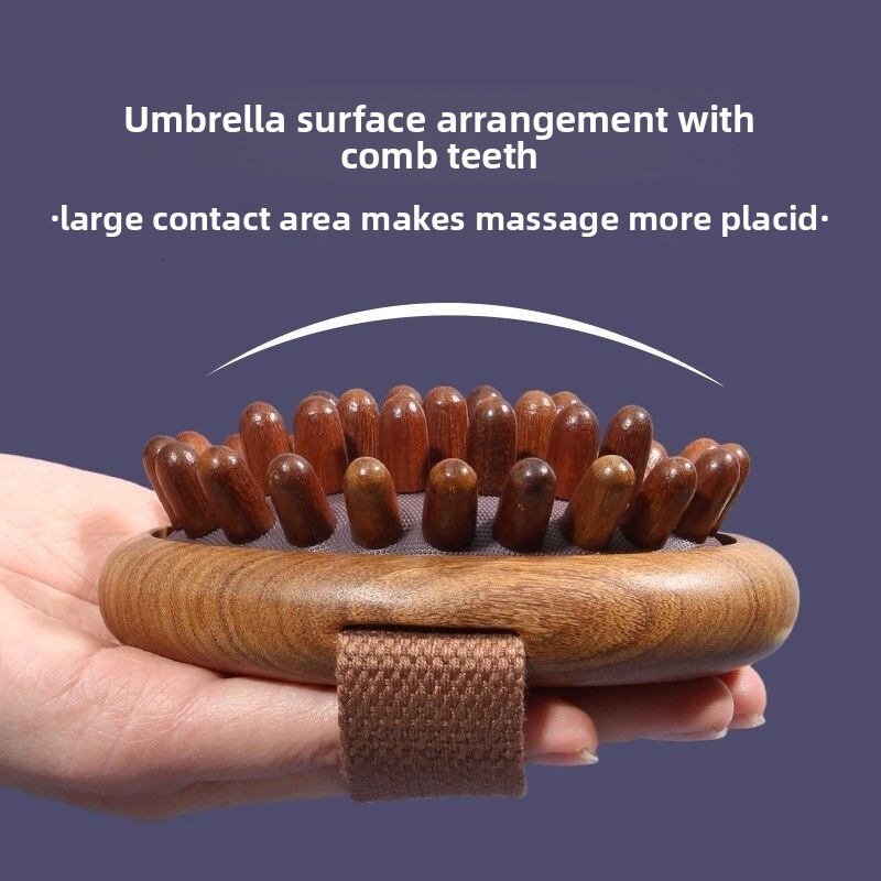 Beech Wood Universal Brush for Whole Body, Belly Rubbing, Waist Abdominal Massage, Liver and Gallbladder Meridian Pulse Brush, Massage Scraping Board