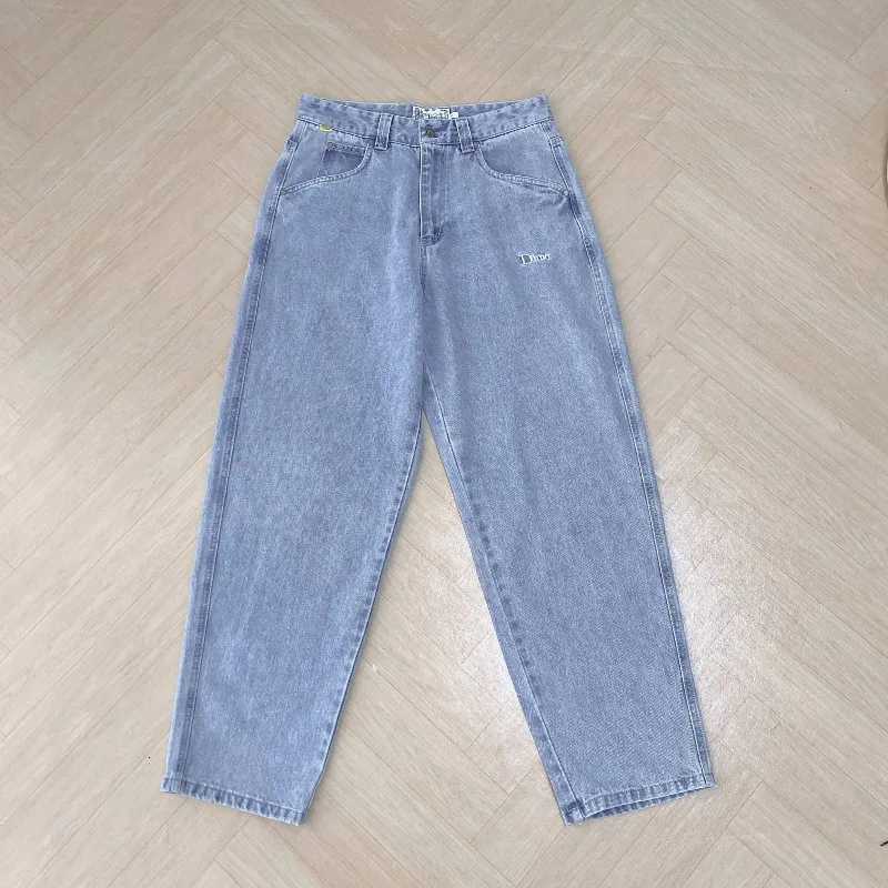 2025 Dime Jeans for Men Dime Skate Baggy Jeans Embroidery Denim Simple Dime Pants Women Jeans Mujer Hot traf Men jean W250905