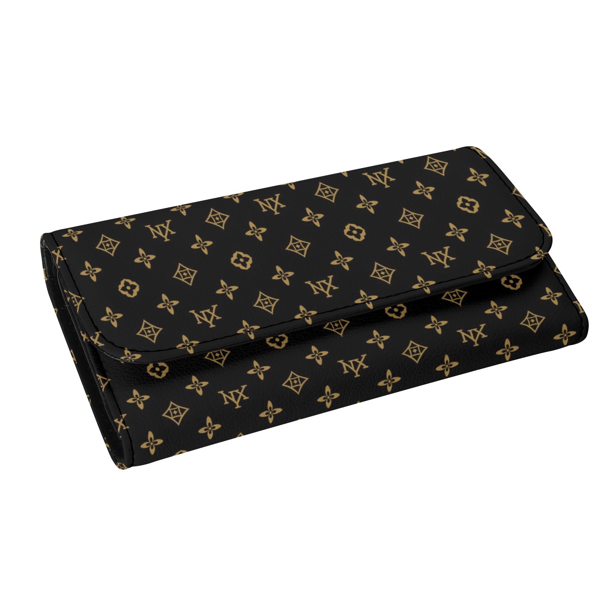 NXY Clutch Long Wallet Litchi Texture Three Fold Large Capacity Wallet Stylish and Functional Long Wallet for Women Elegant and Versatile Clutch Walle