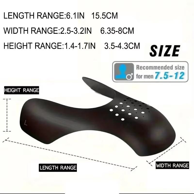 2026 5pairs Shoe Creases Protector Shoe Tree Anti Guard to Prevent Sneaker Creases for Men Women Size