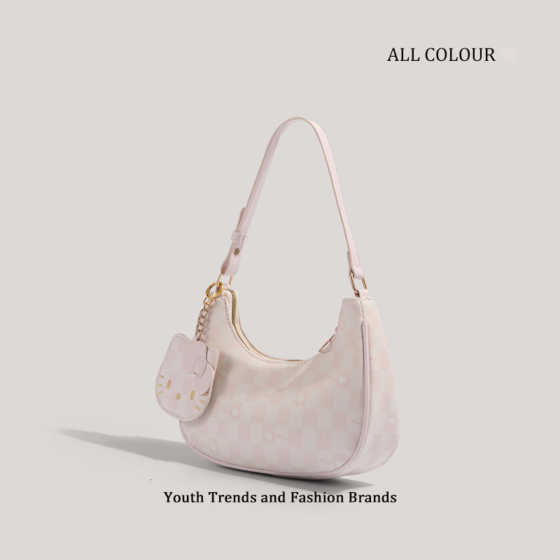 Fashion Women's Bag 2025 Designer's New Fashion Single Shoulder Crescent Commuter Handbag