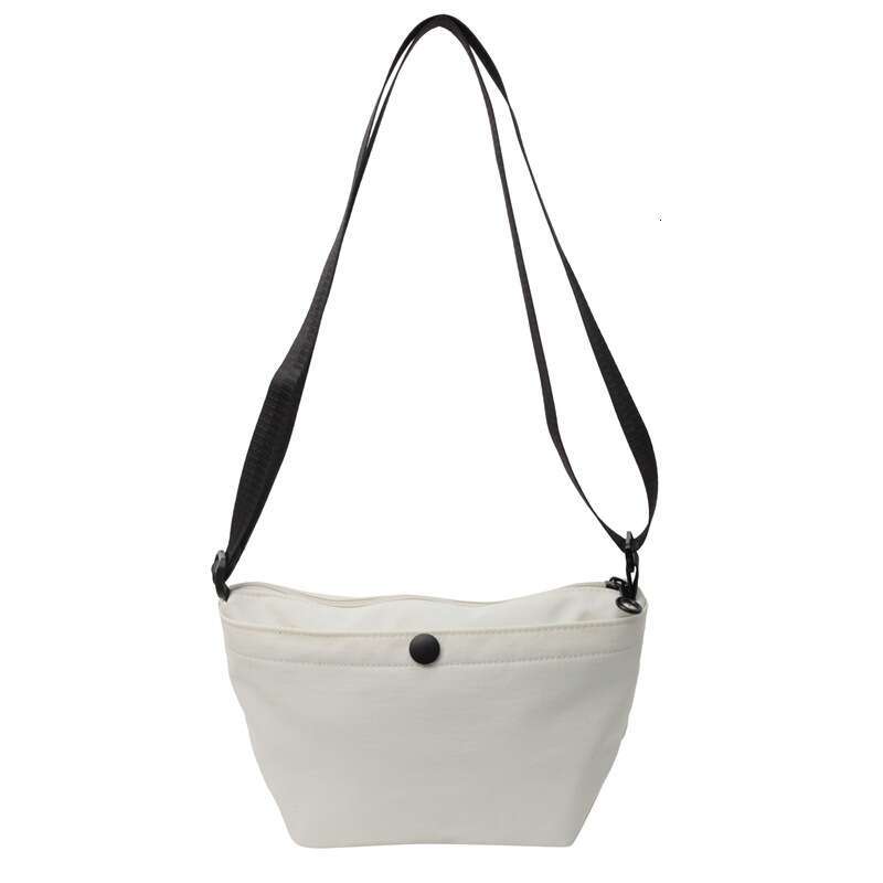 Solid Color Casual Versatile Small Crossbody Portable Simple Coin Purse Phone Single Shoulder Diagonal Canvas Bag