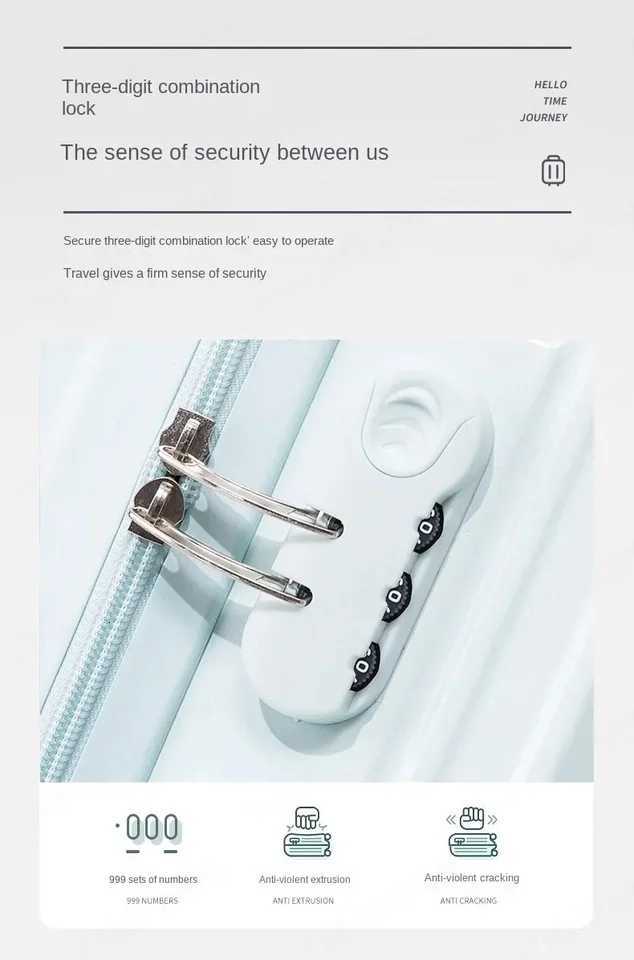 20 30 40 Small Boarding Suitcase Women Trolley Luggage with Lightweight Suitcase Sets Travel Bags 14 16 18 Inch Silent Z250905