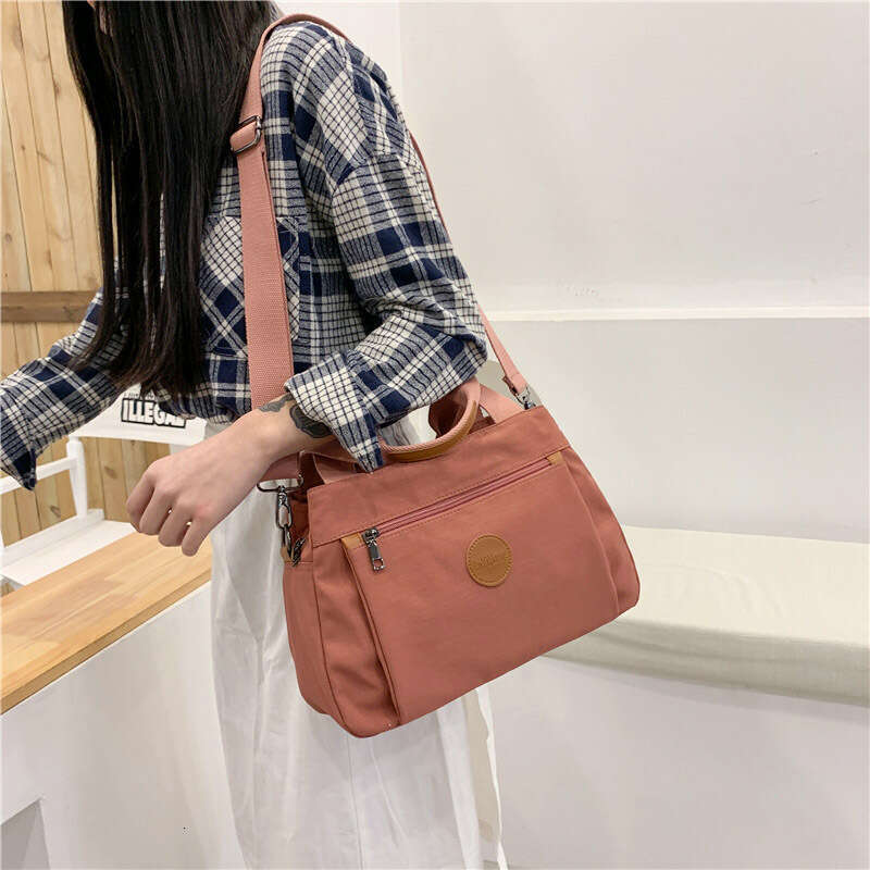 Fashion Casual Ladies Handbag Shoulder Crossbody Women's Commuter Large Capacity Multi-Compartment Bag 078-2