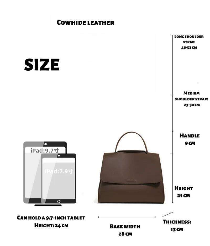 Large-capacity Shoulder Leather Commuter Tote Small Women's Crossbody Bag Comfortable Soft