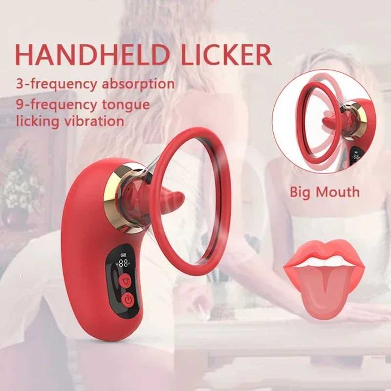 5 IN1 Sucking Vibrator Rose for Women 3 Sucking 9 Tongue Licking LCD Display Removable Cup G Spot Clitoral Stimulator Sex ToyXJ250905